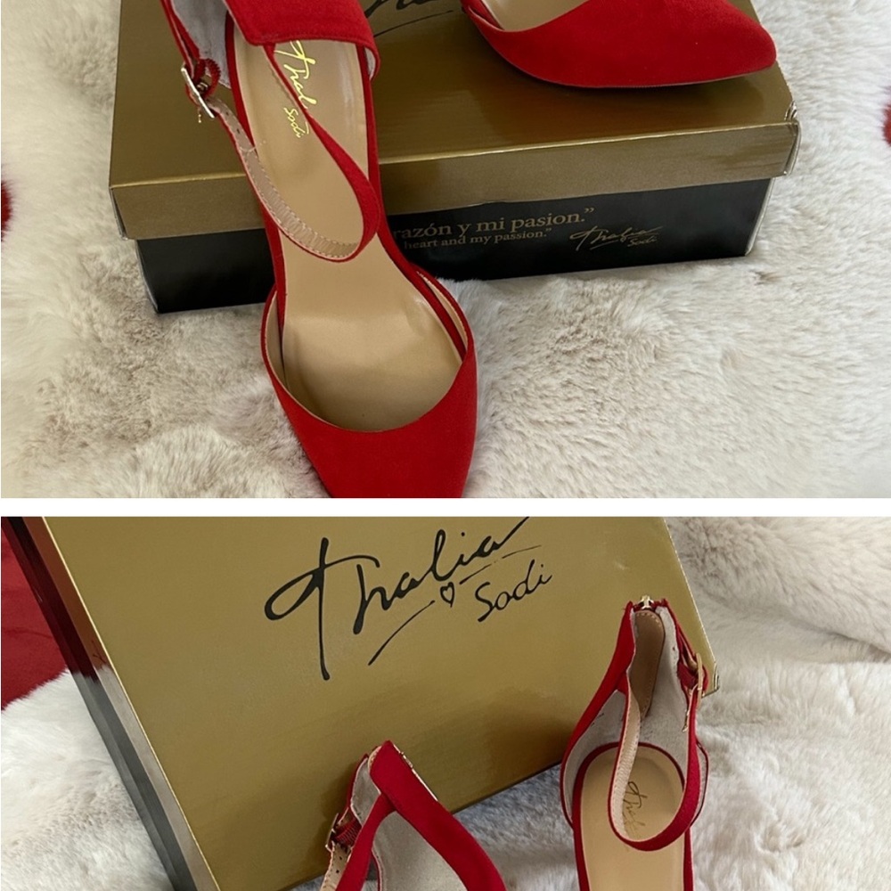 Sexy Thalia Sodi Red Pumps